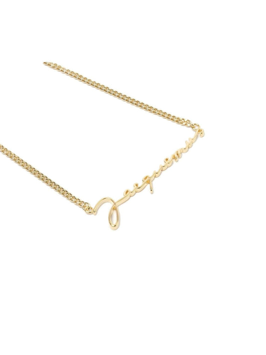 Image of Necklaces. Productname: JACQUEMUS La Chaine Jacquemus in GOLD colour by brand - JACQUEMUS