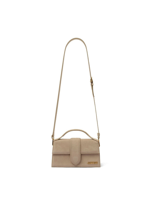 Image of Bags. Productname: JACQUEMUS Le Grand Bambino Leather Bag in BEIGE colour by brand - JACQUEMUS