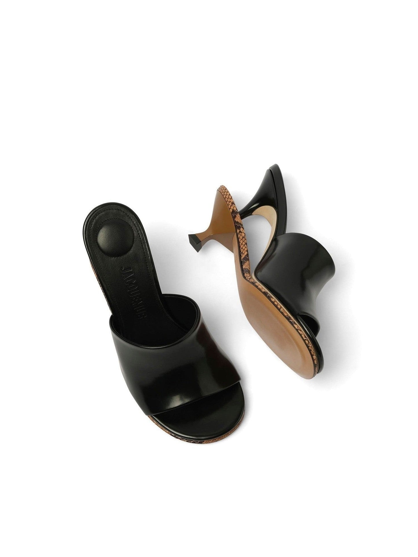 JACQUEMUS Les Doubles Mules (Black)
