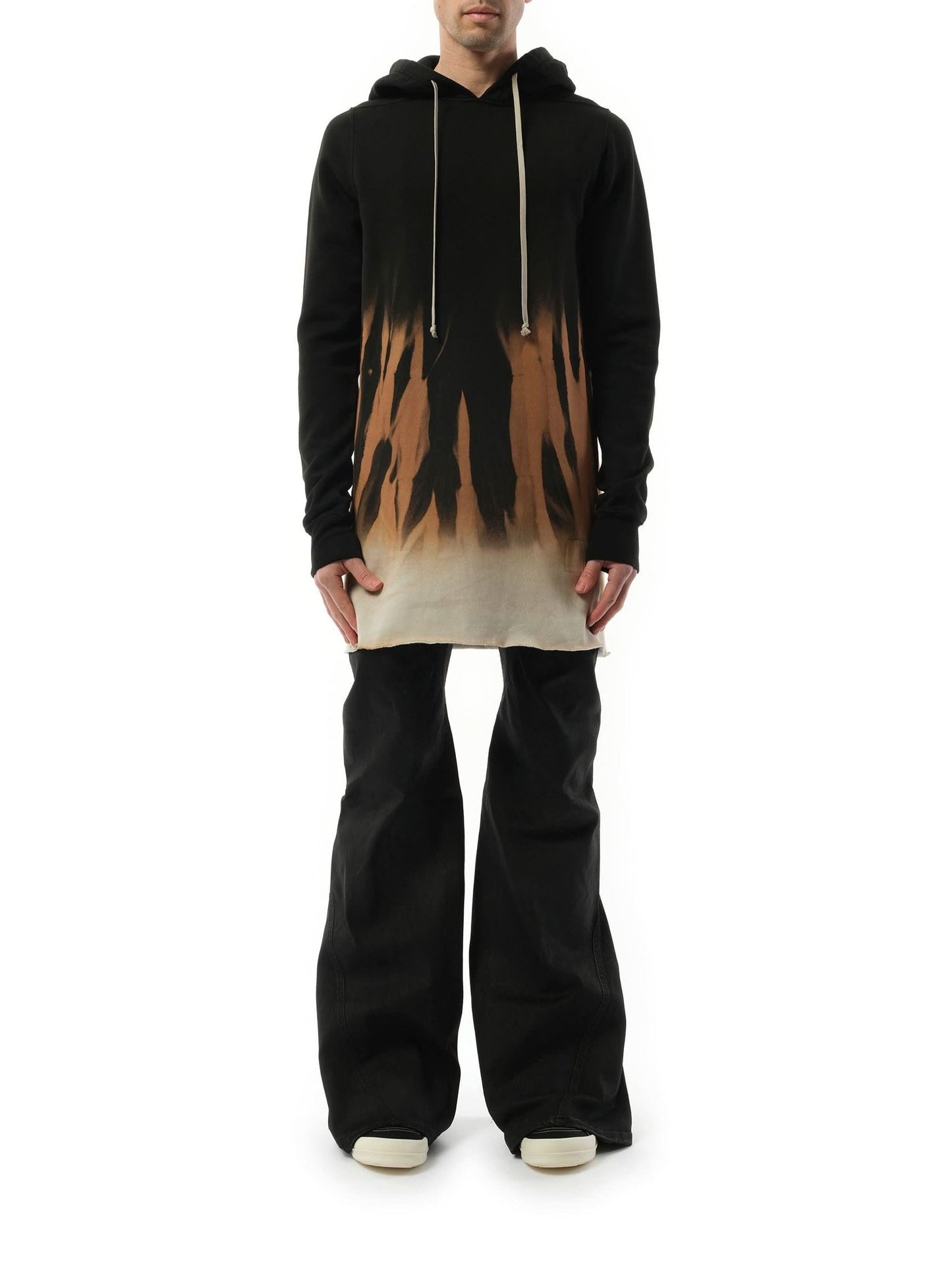 RICK OWENS DRKSHDW Drawstring Hoodie (Black)