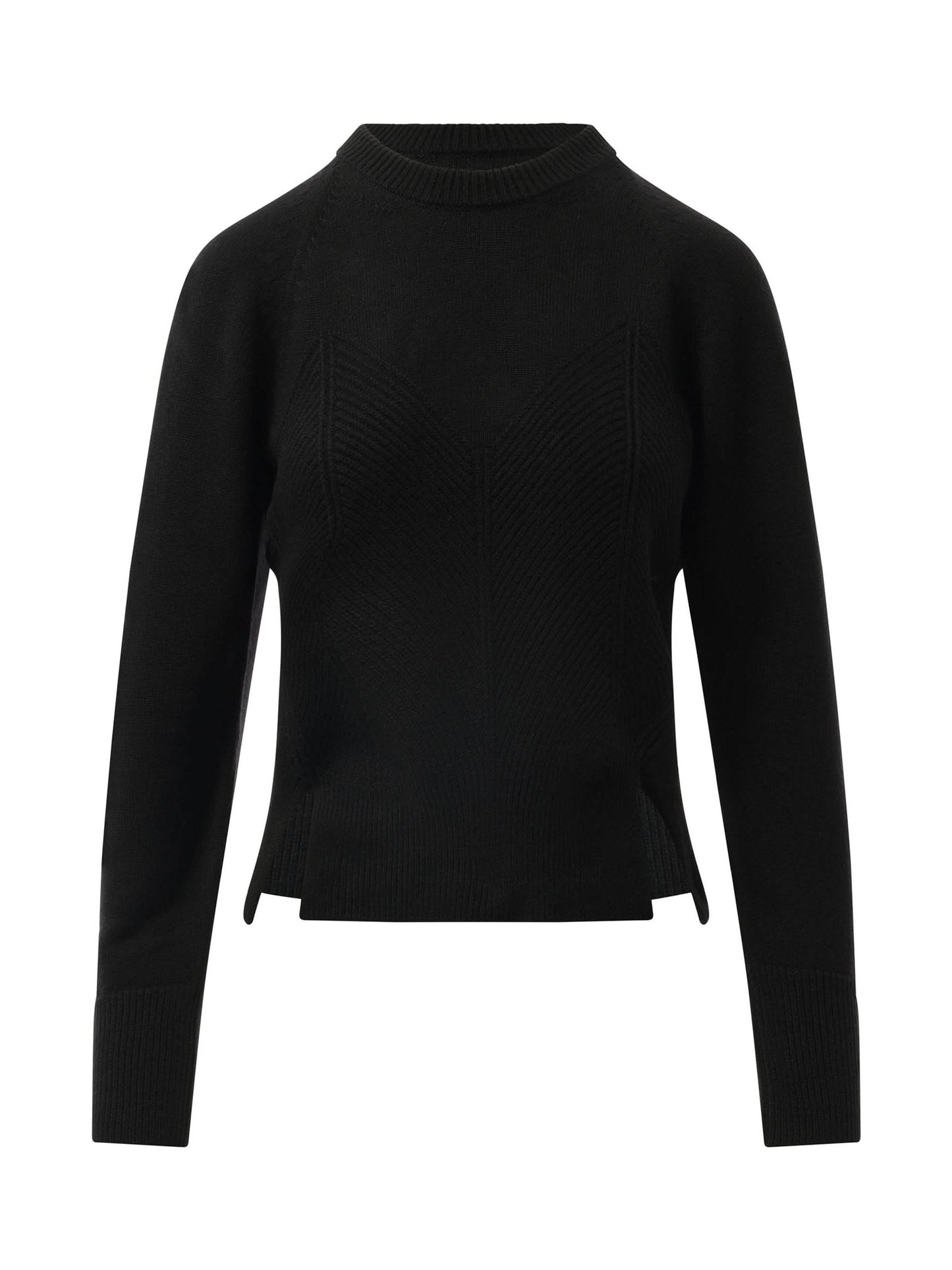 ALEXANDER MCQUEEN Chevron Corset Jumper (Black)