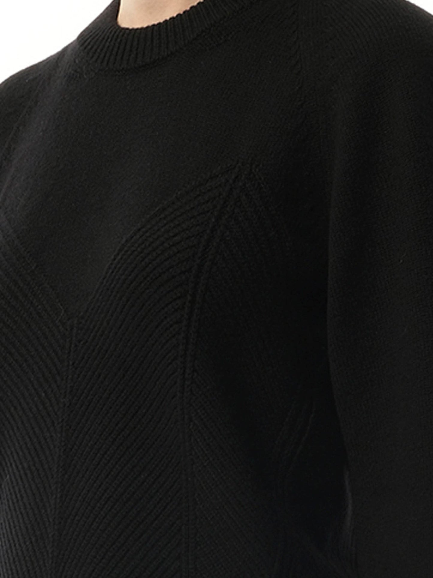 ALEXANDER MCQUEEN Chevron Corset Jumper (Black)