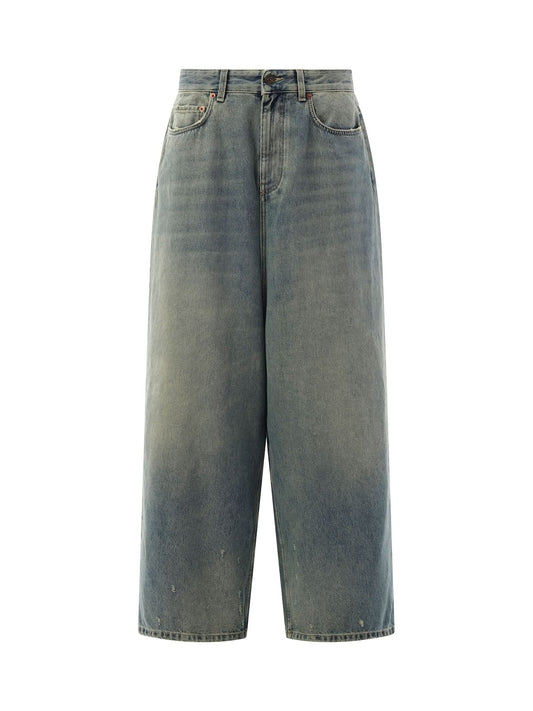 BALENCIAGA Low Crotch Jeans (Blue)