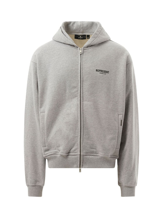 Represent Owners Club Zip Hoodie (Grey)