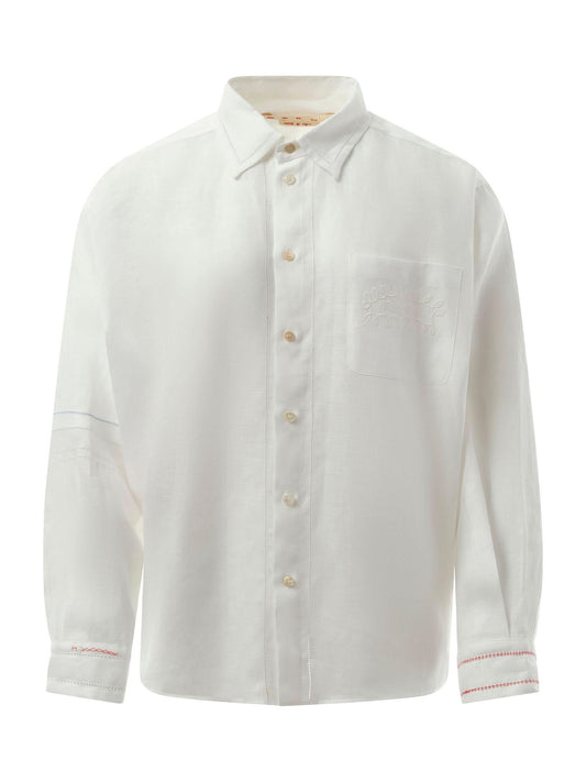 MARNI Long Sleeve Shirt (White)