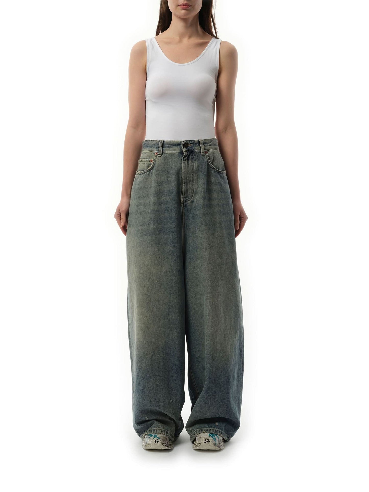 BALENCIAGA Low Crotch Jeans (Blue)