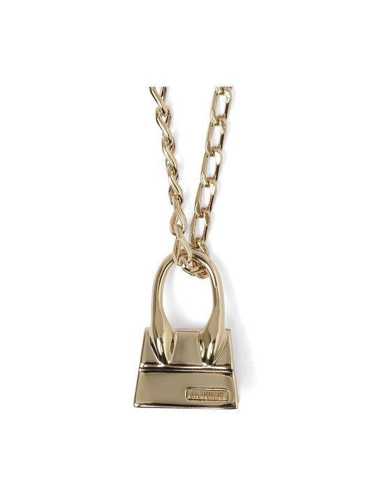 Image of Necklaces. Productname: JACQUEMUS Le Collier Chiquito Necklace in GOLD colour by brand - JACQUEMUS
