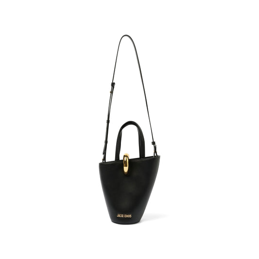 Image of Bags. Productname: JACQUEMUS Le Petit Bambola Leather Bag in BLACK colour by brand - JACQUEMUS