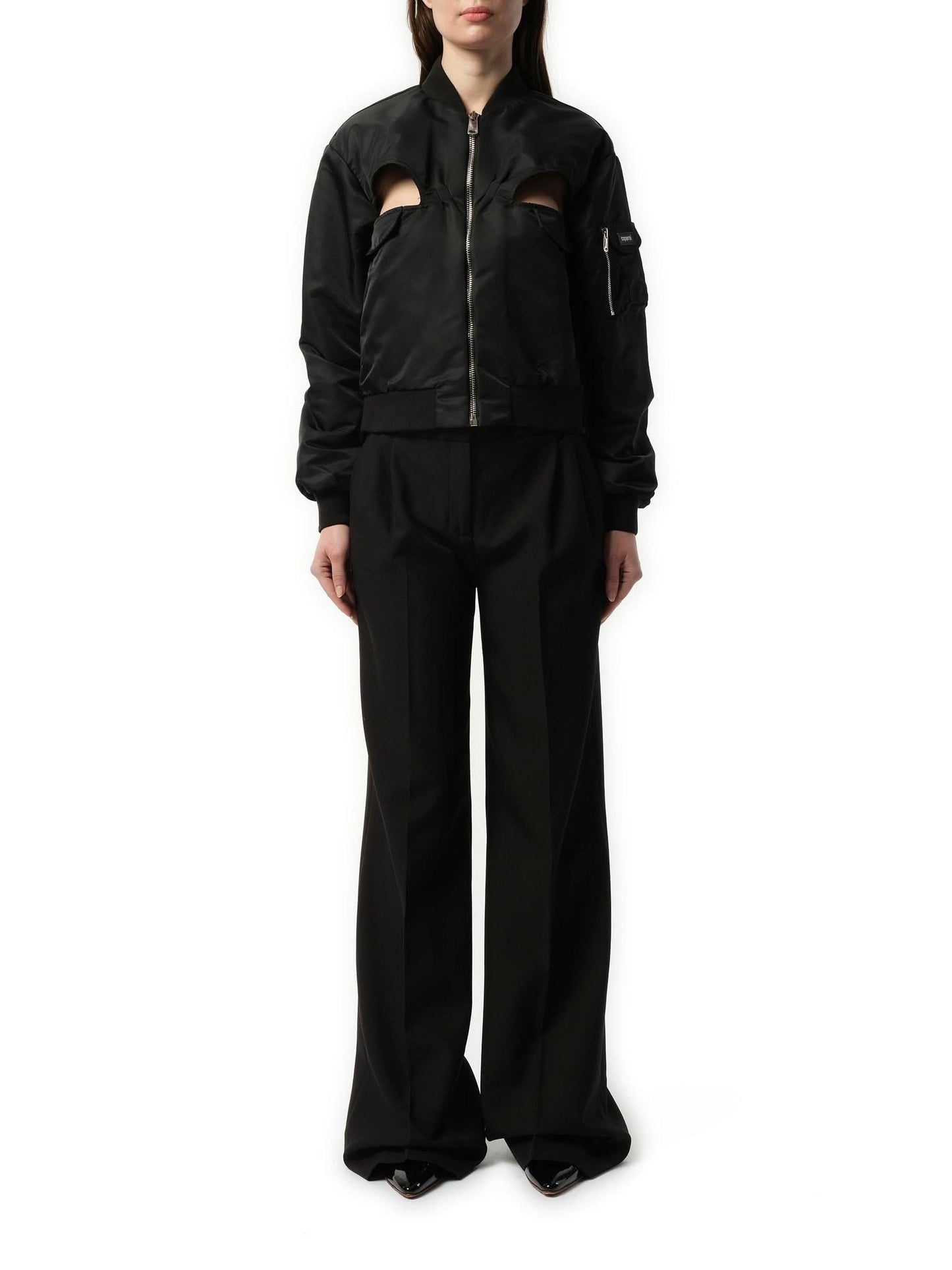 COPERNI Cut-Out Bomber Jacket (Black)