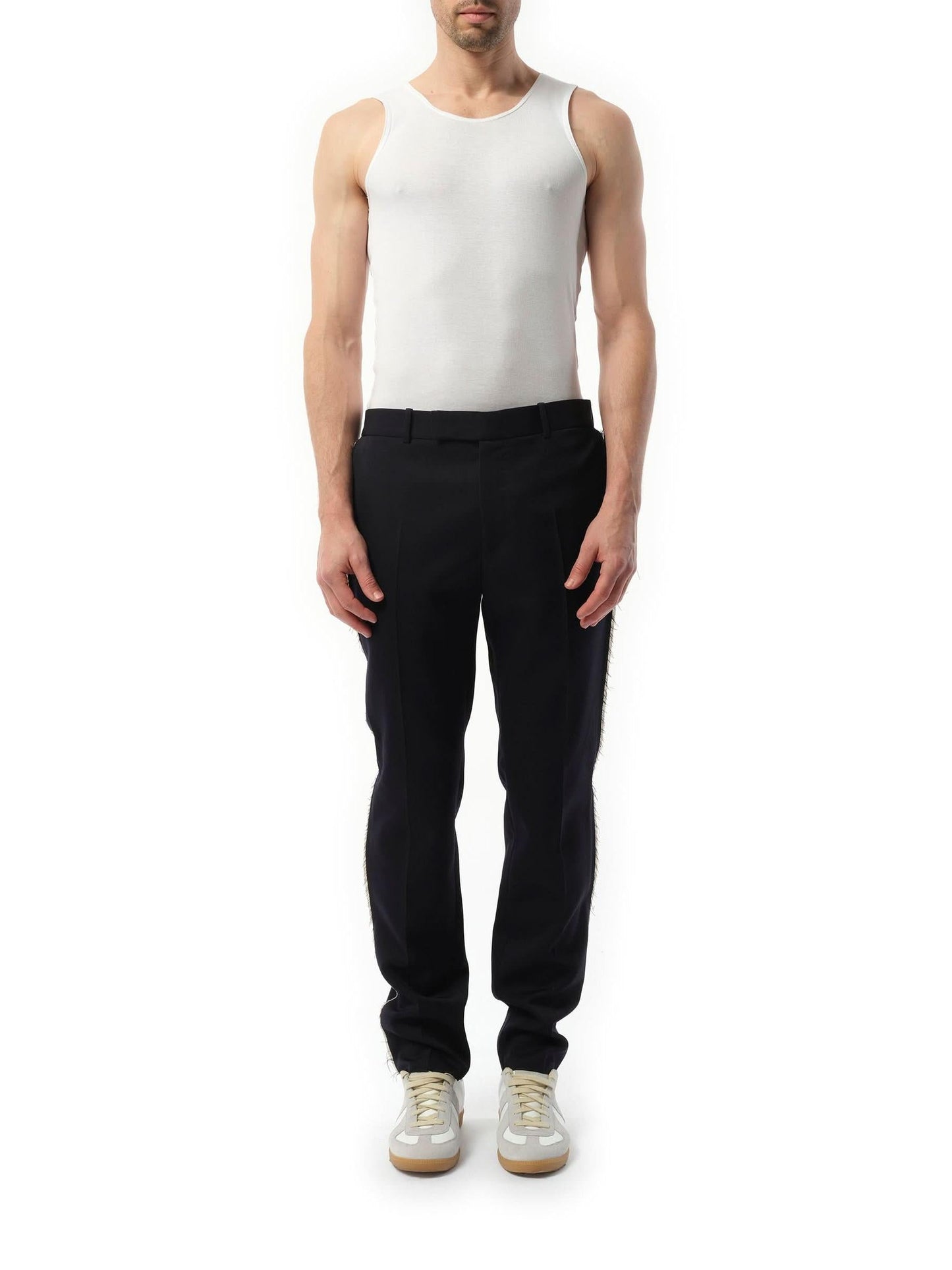ALEXANDER MCQUEEN Slim Cut Pants (Navy)