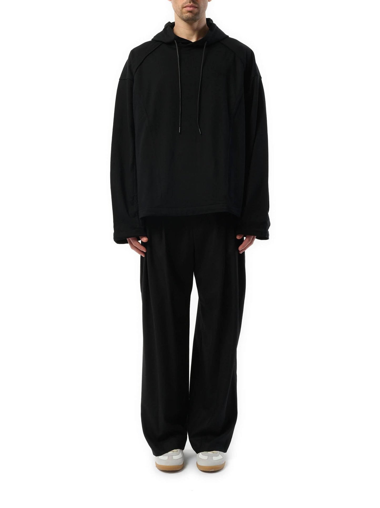JUUNJ Multi String Over Hoodie (Black)