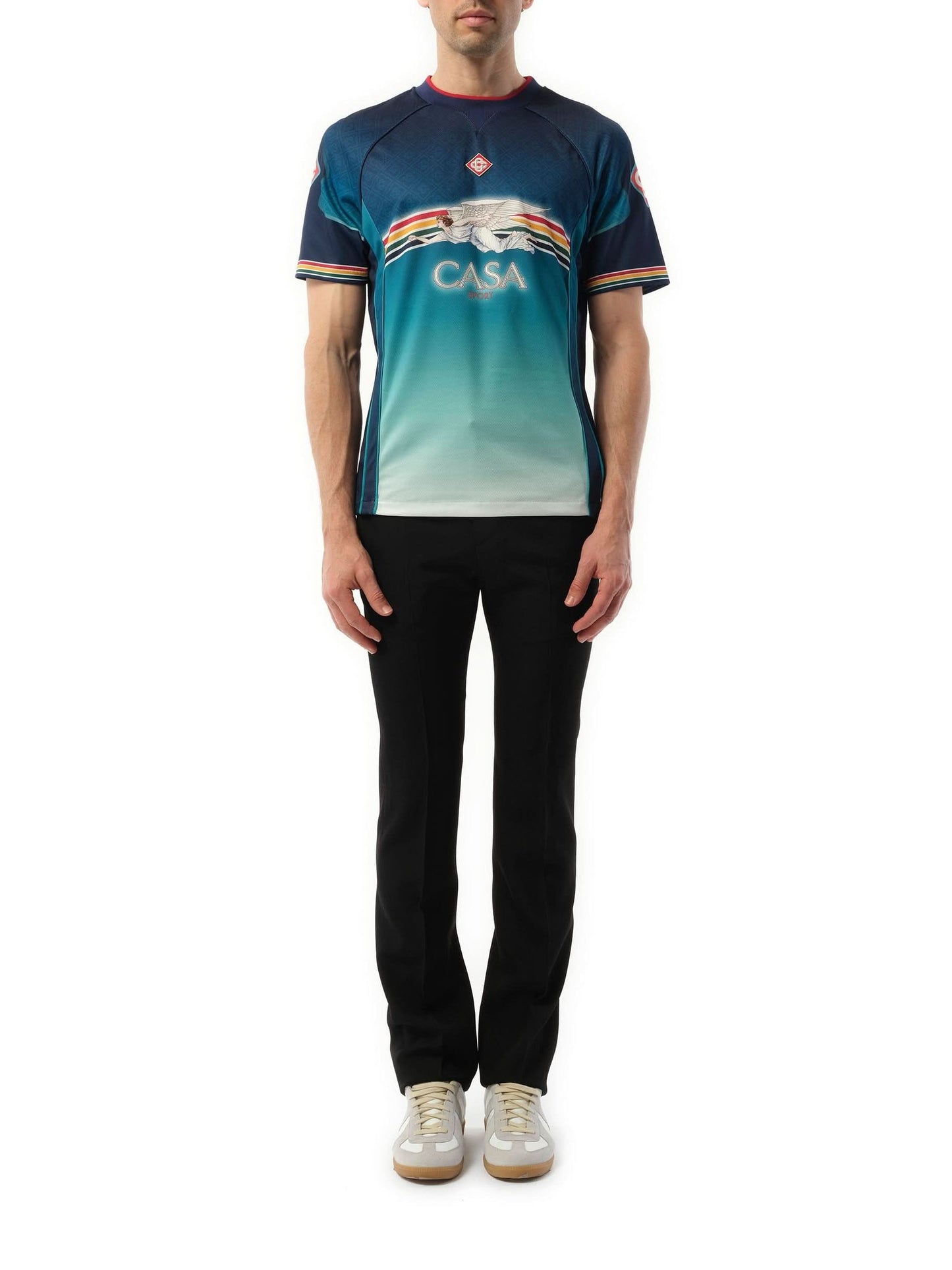 CASABLANCA Casa Printed Football Top (Multicolour)