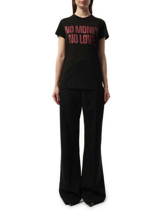 Image of a model wearing Tops. Productname: MASTERMIND T-Shirt in Black colour by brand - MASTERMIND