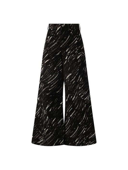 MARNI Crayon Flock Stretch Denim Pants (Black)