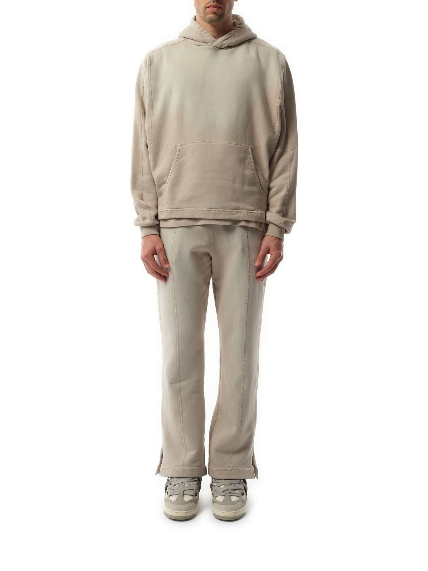 REPRESENT Step Hem Hoodie (Brown)