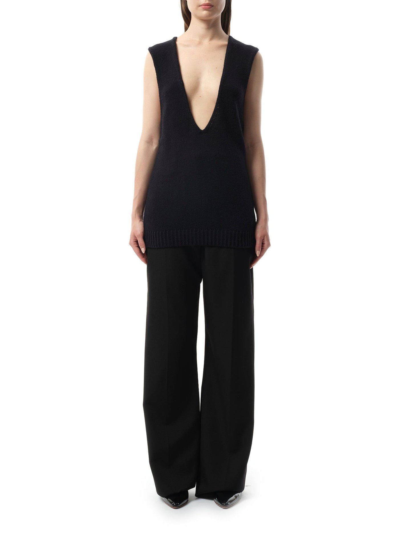 LANVIN Knitted Top (Blue)