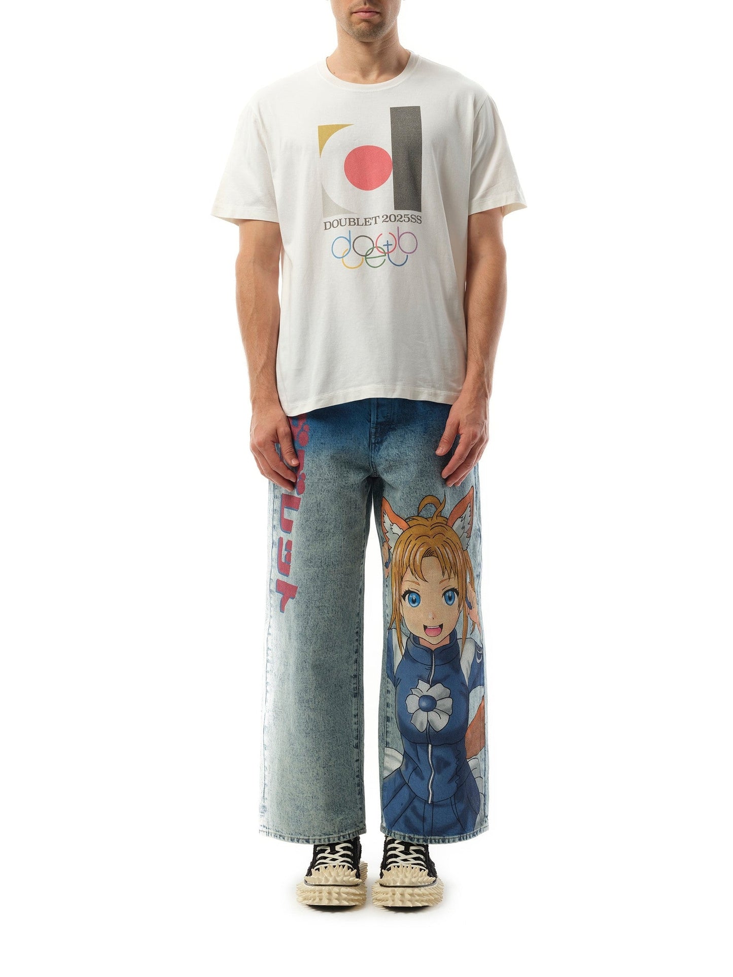 Doublet 2025SS Logo T-Shirt (White)