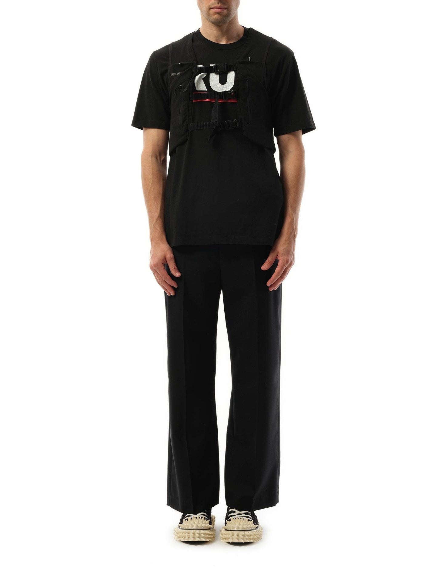 DOUBLET Trail Vest T-Shirt (Black)