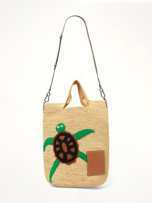 Image of Bags. Productname: LOEWE Loewe x Paula Turtle Slit Bag in Natural colour by brand - LOEWE