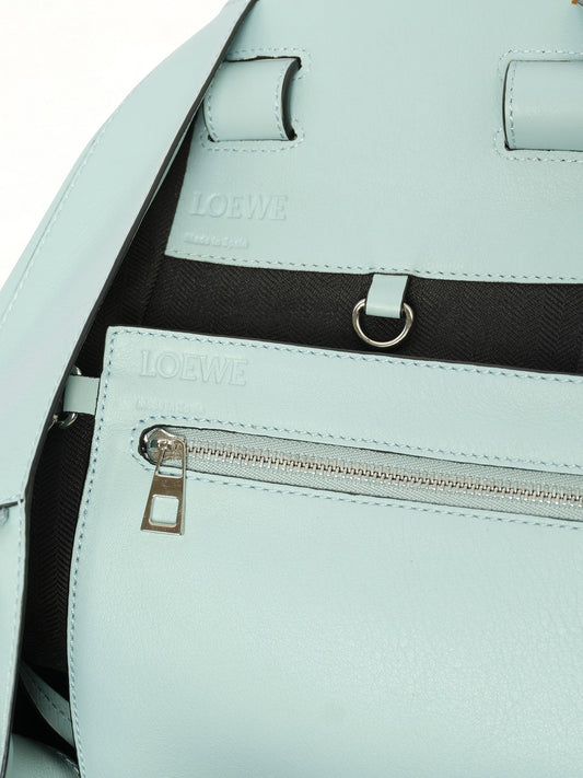 LOEWE Medium Hammock Bag (Blue)