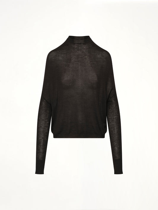RICK OWENS Crater Knit Sweater (Black)