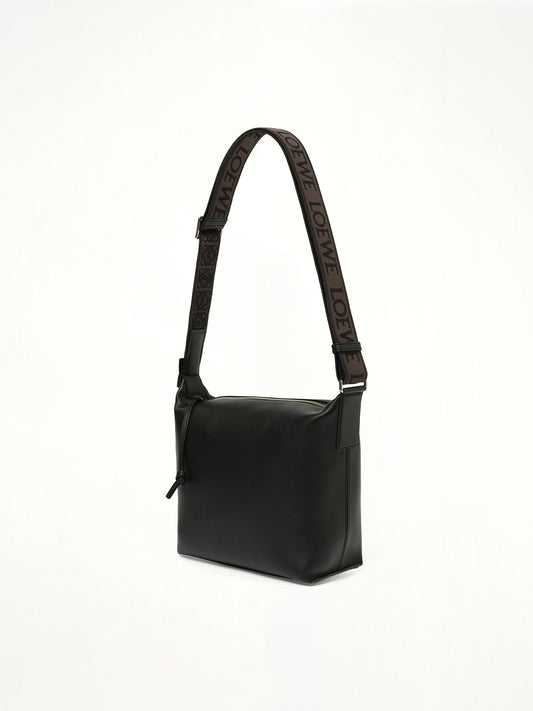 Image of Bags. Product name - Cubi Crossbody Small in Black colour by brand - LOEWE