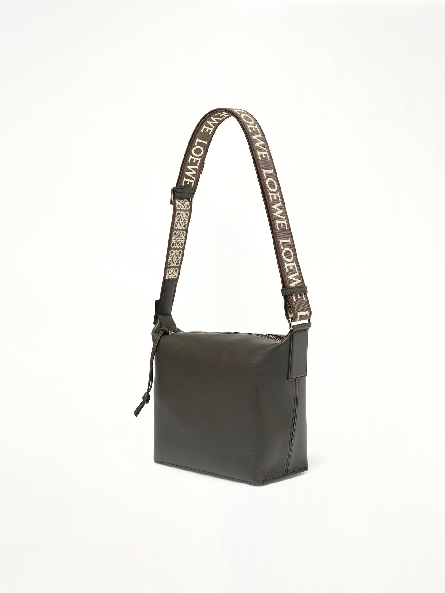 Image of Bags. Product name - Cubi Crossbody Small in Grey colour by brand - LOEWE
