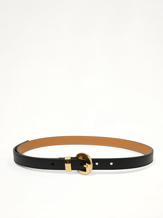 Image of Belts. Product name - Pebble 2cm Belt in Black colour by brand - LOEWE