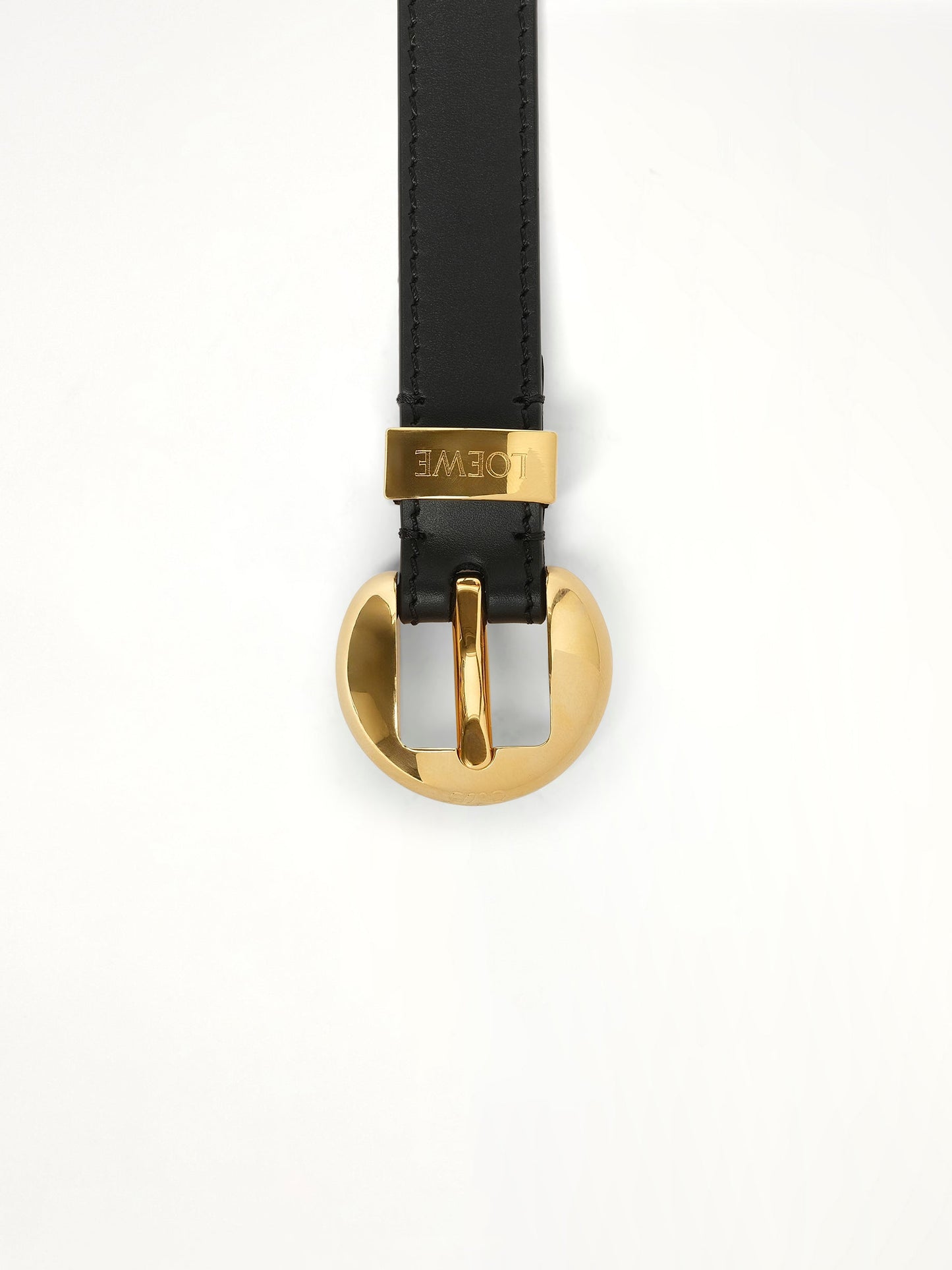 LOEWE Pebble 2cm Belt (Black)