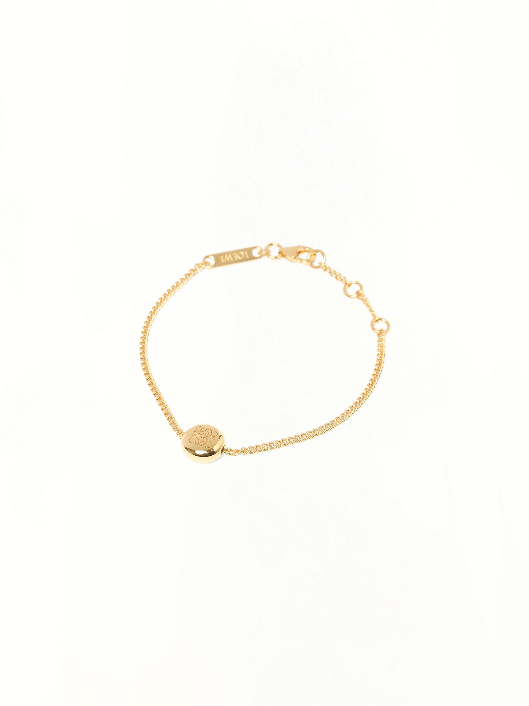 Image of Bracelets. Product name - Pebble Bracelet in Gold colour by brand - LOEWE