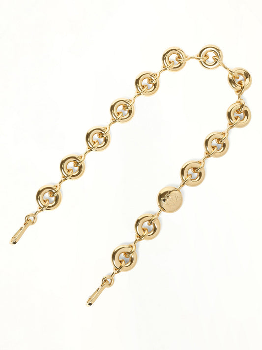 Image of Jewelry. Product name - Chunky Donut Chain Strap in Gold colour by brand - LOEWE