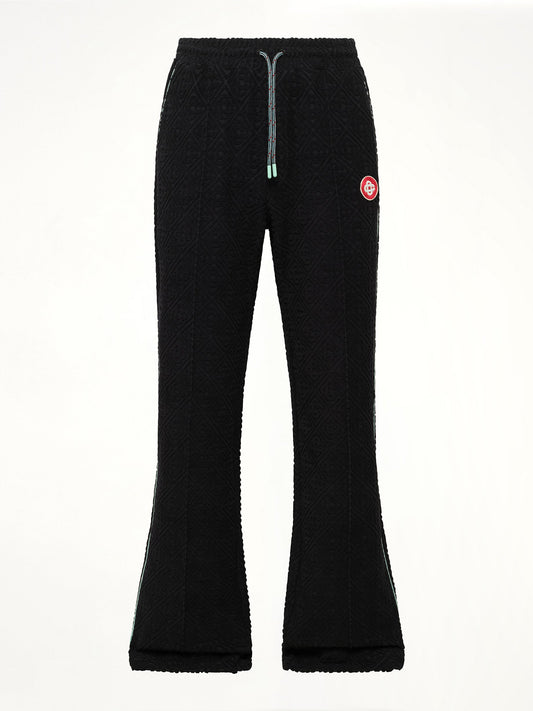 CASABLANCA Towelling Jogger (Black)