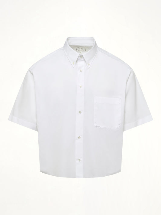 MAISON MARGIELA Short-sleeved Shirt (White)