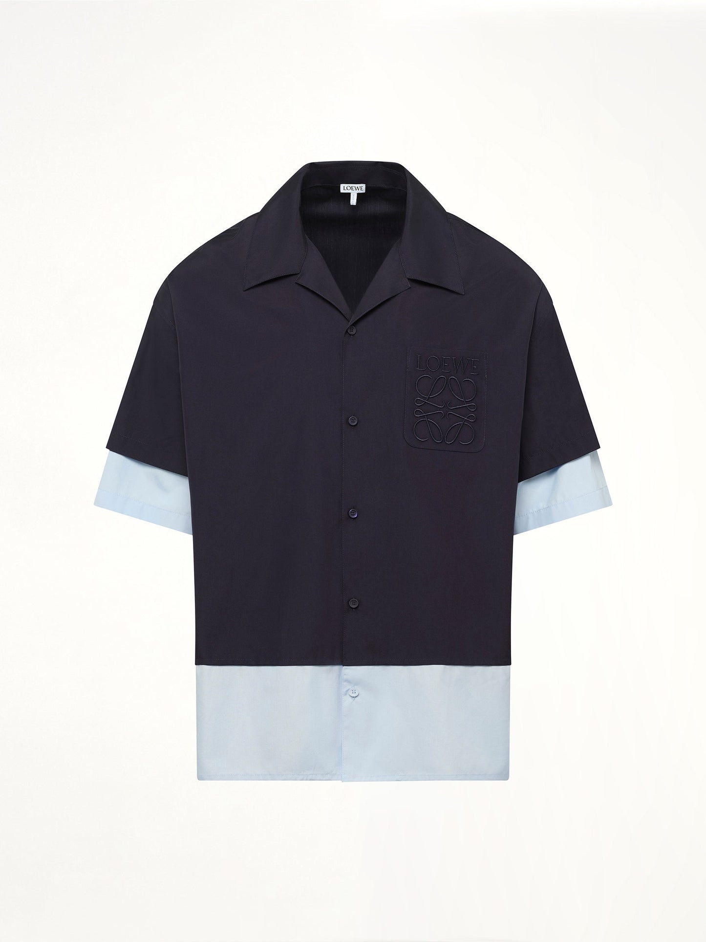 LOEWE Short Sleeve Shirt (Navy)