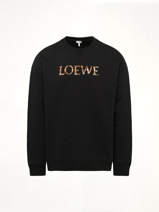 LOEWE Regular Fit Sweatshirt (Black)