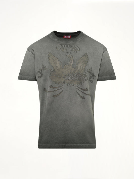 DIESEL T-NORM-T9 T-Shirt (Washed Grey)