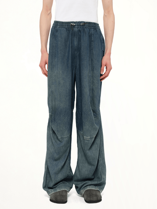 Image of Jeans. Productname: DIESEL D-PARI-S Relaxed Jeans in Light Blue colour by brand - DIESEL