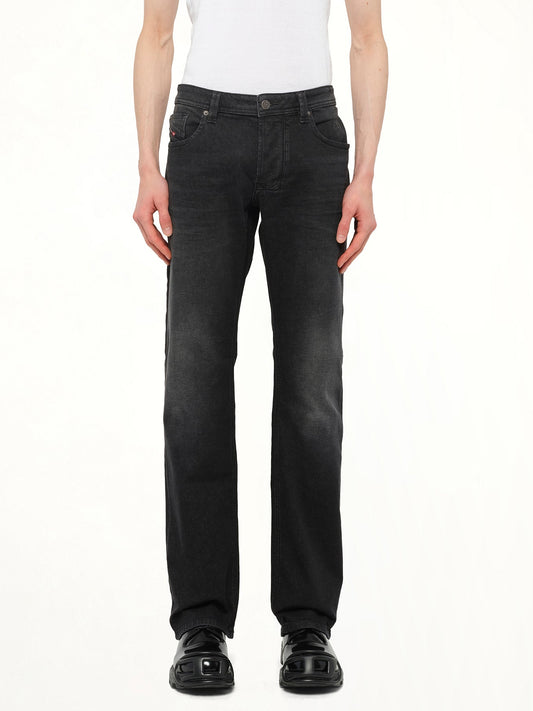Image of Jeans. Productname: DIESEL 1985 LARKEE Straight Jeans in Black/Dark Grey colour by brand - DIESEL