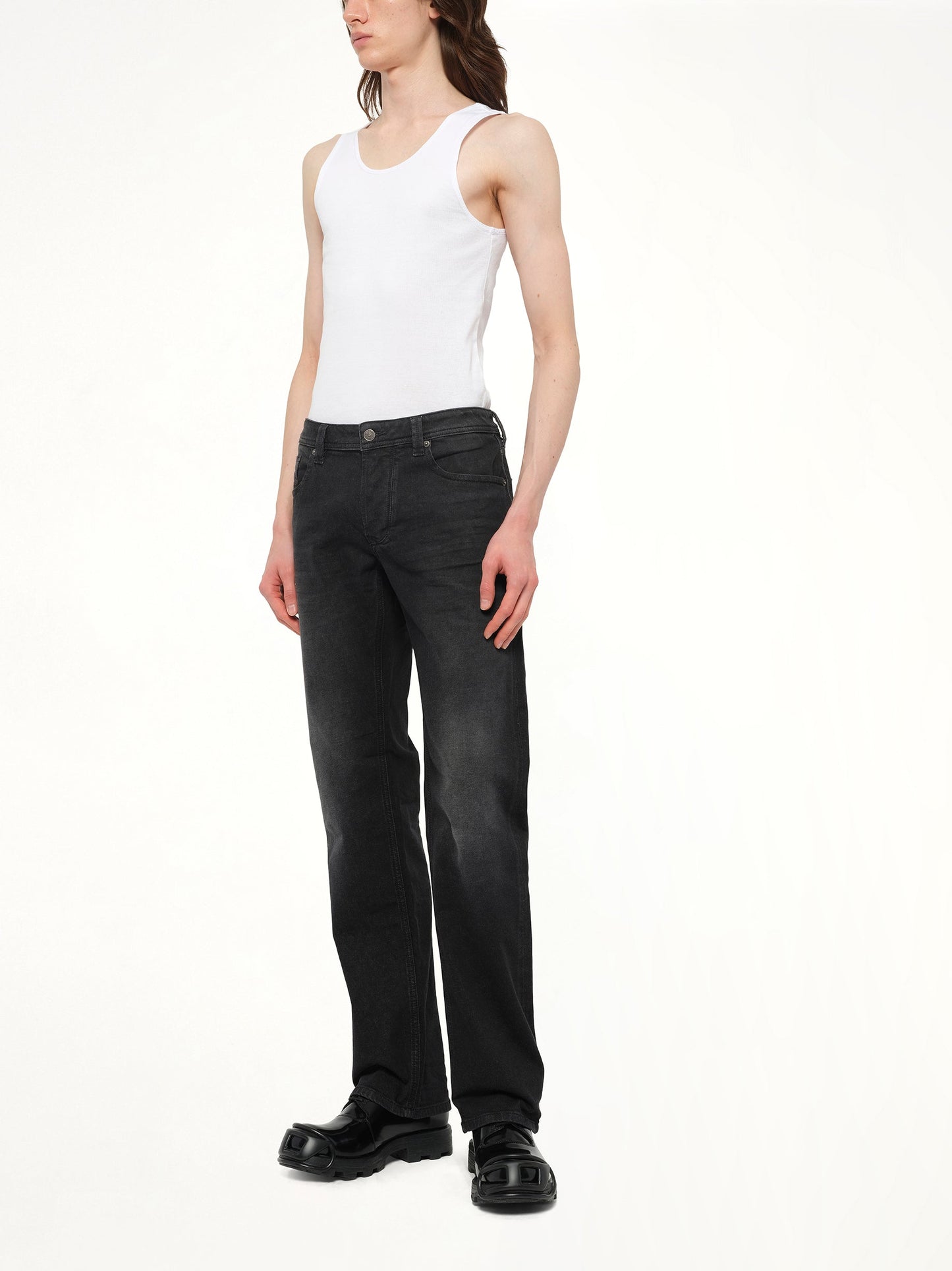 DIESEL 1985 LARKEE Straight Jeans (Black)