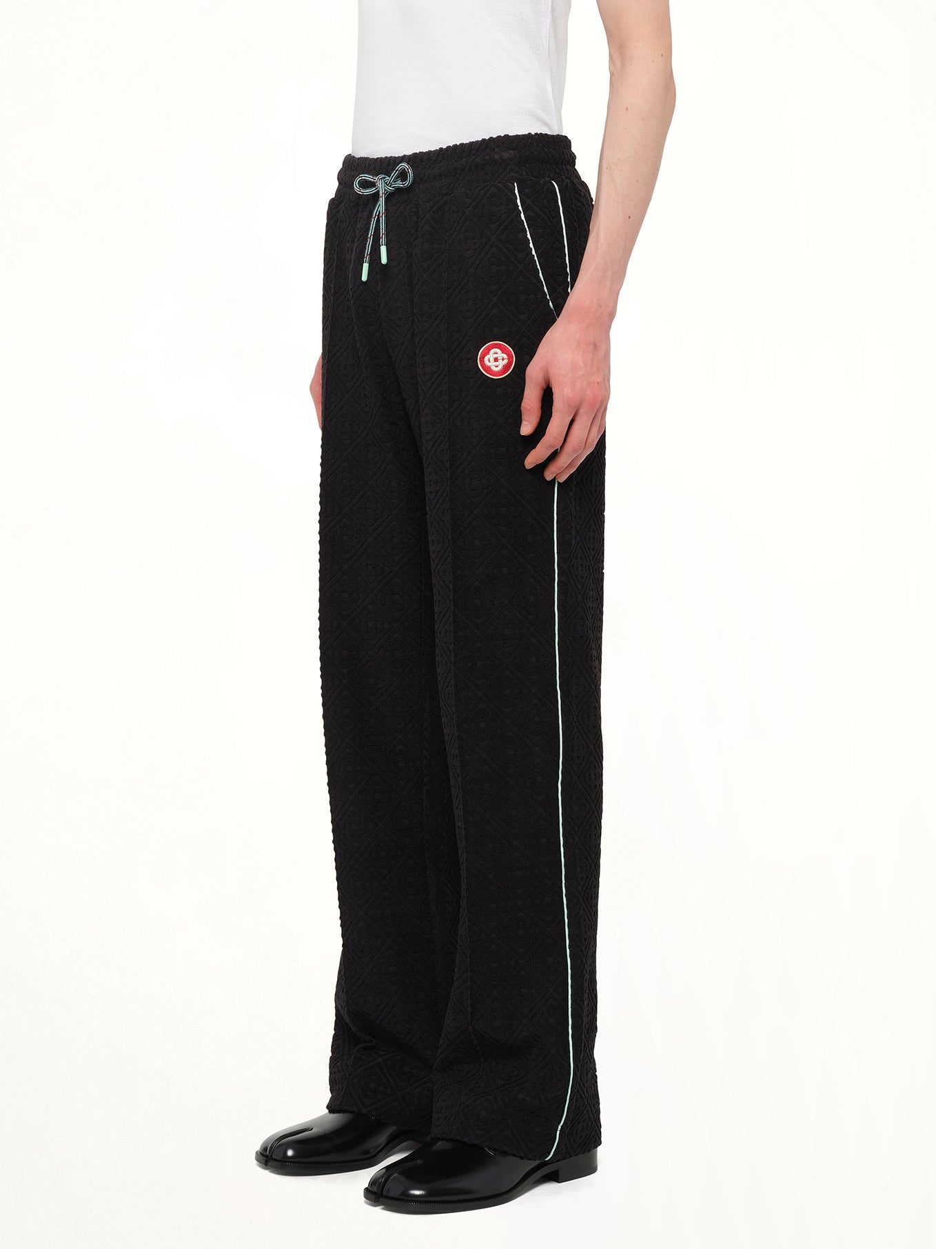 CASABLANCA Towelling Jogger (Black)