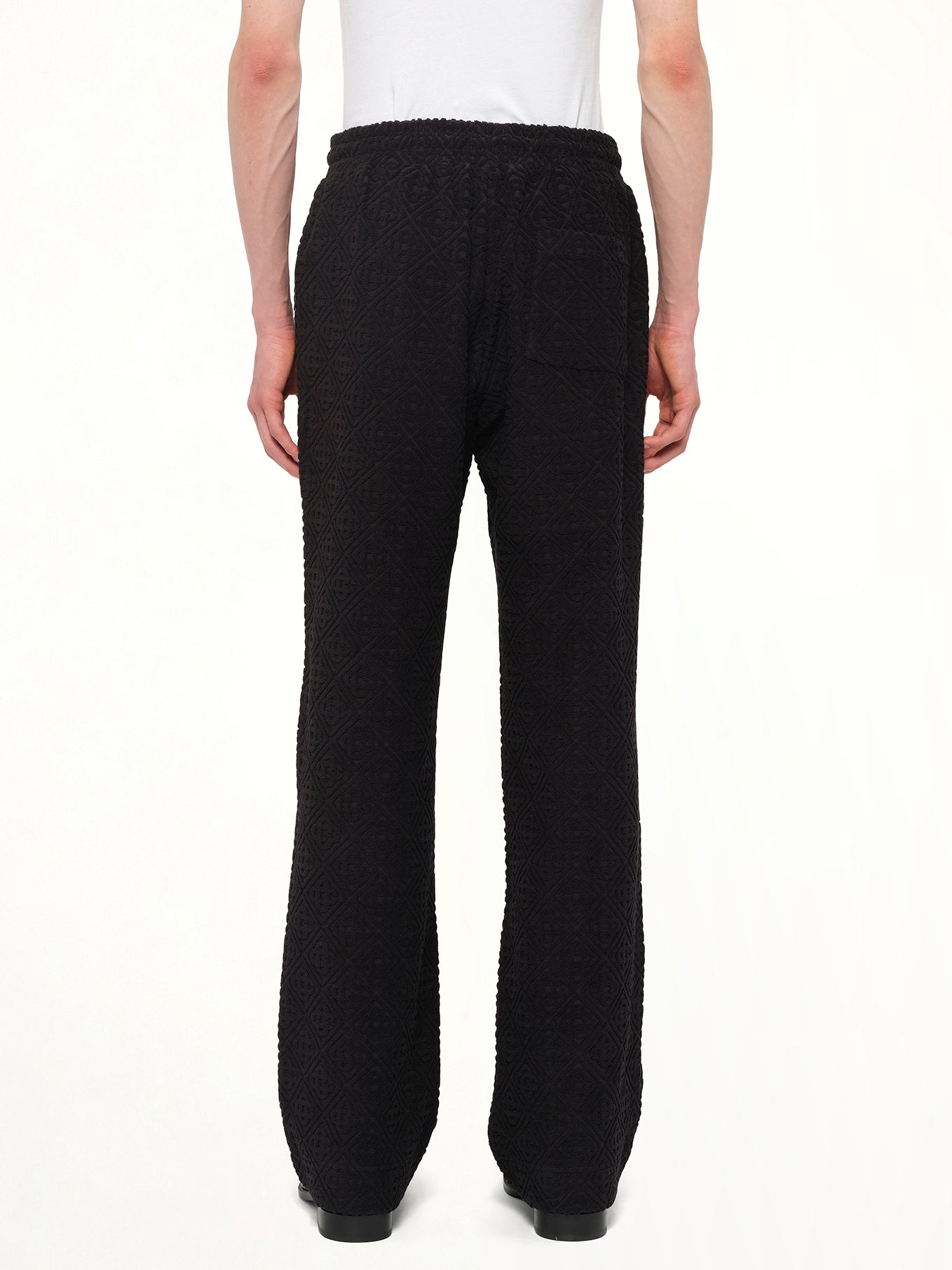 CASABLANCA Towelling Jogger (Black)