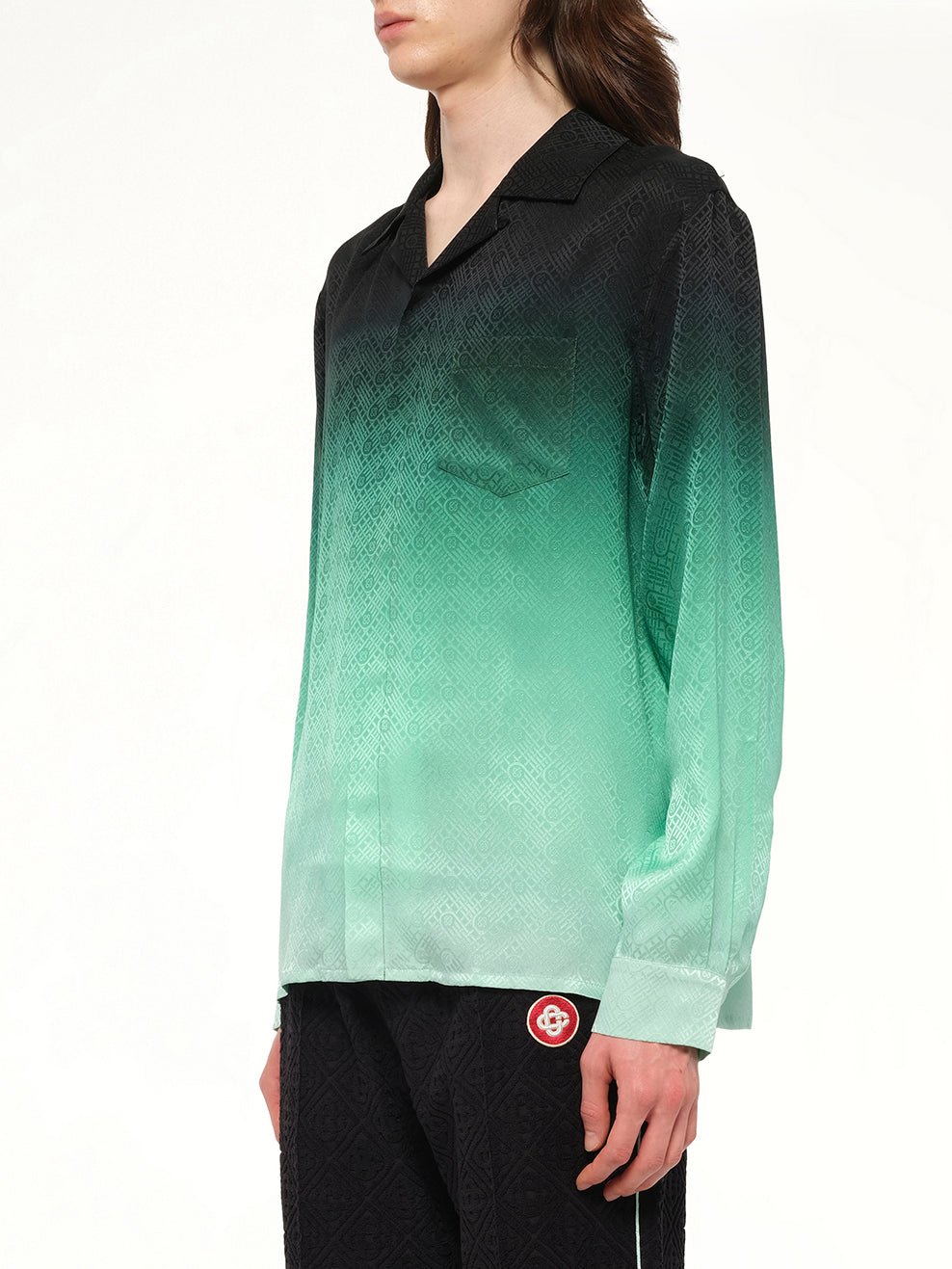CASABLANCA Ping Pong Gradient Shirt (Green)
