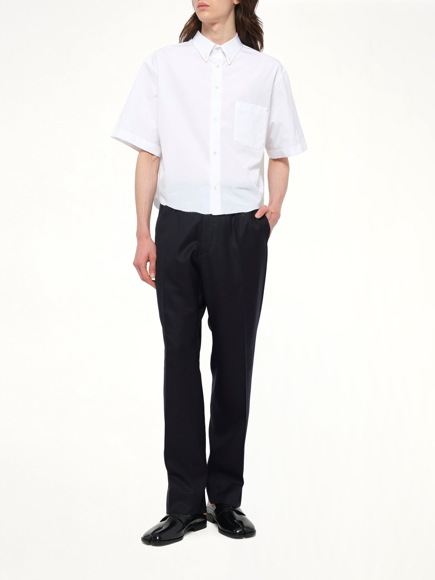 MAISON MARGIELA Short-sleeved Shirt (White)