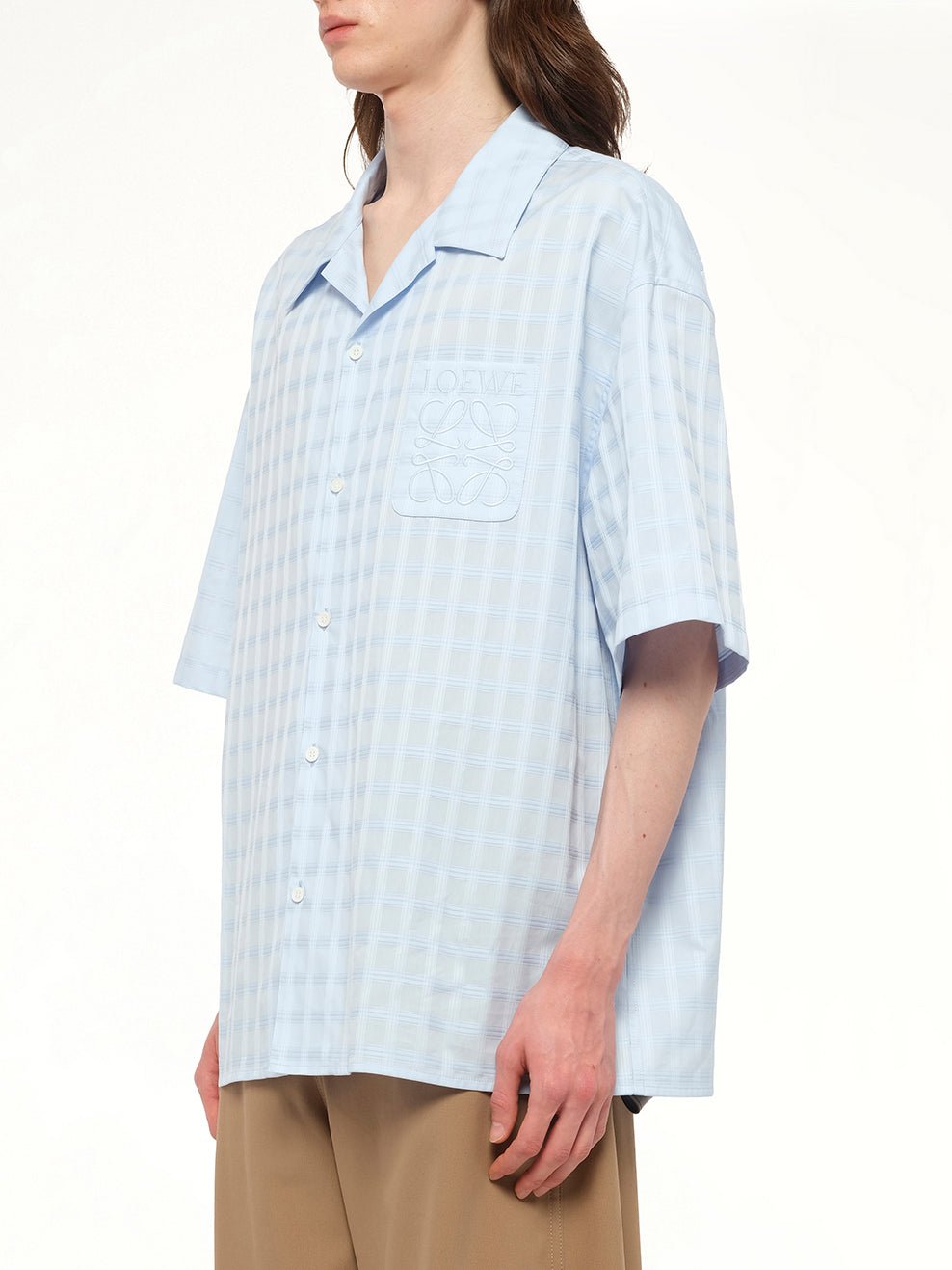LOEWE Short Sleeve Shirt (Blue)