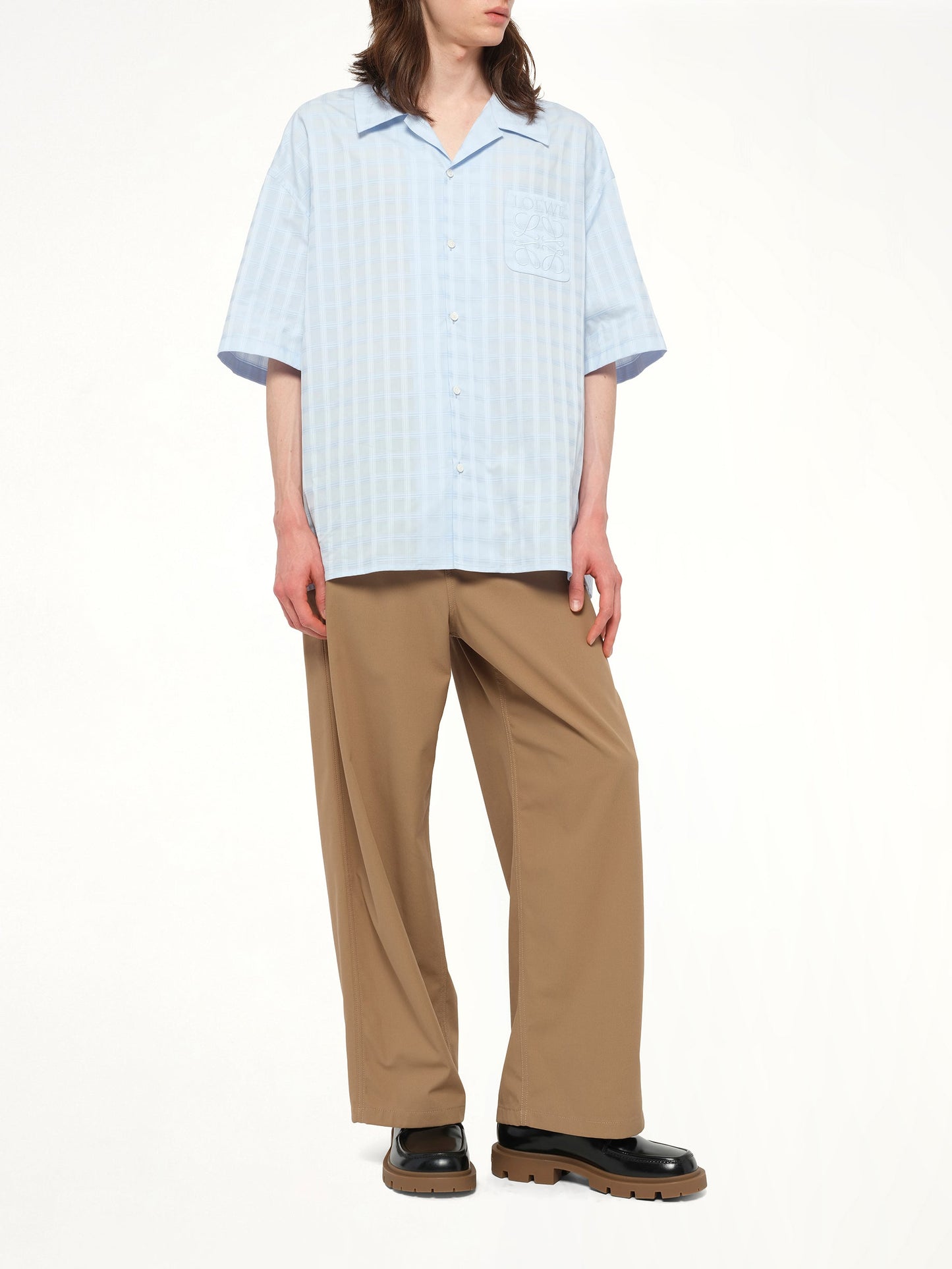 LOEWE Short Sleeve Shirt (Blue)