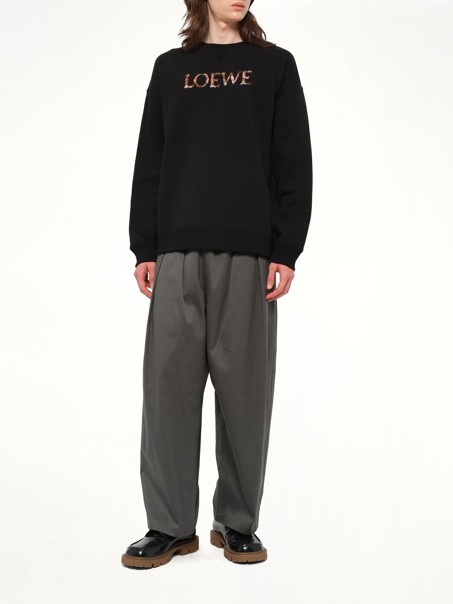 LOEWE Regular Fit Sweatshirt (Black)