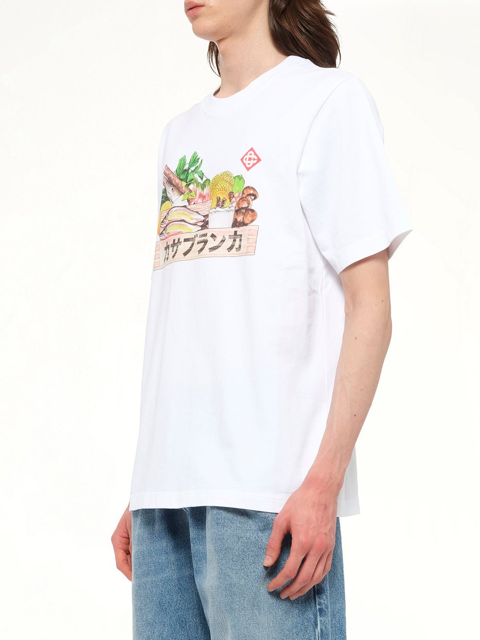 Casablanca Ingredient Printed T-Shirt (White)