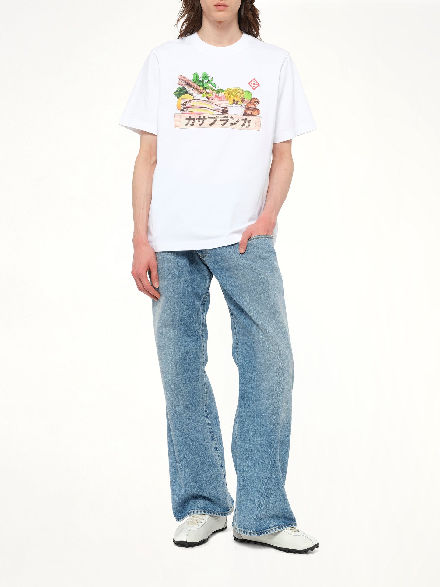 Casablanca Ingredient Printed T-Shirt (White)
