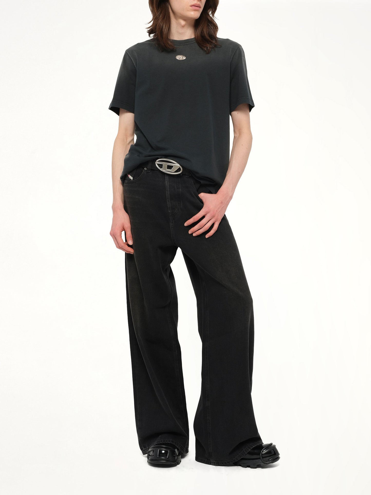 DIESEL T-ADJUST-T1 T-Shirt (Black)