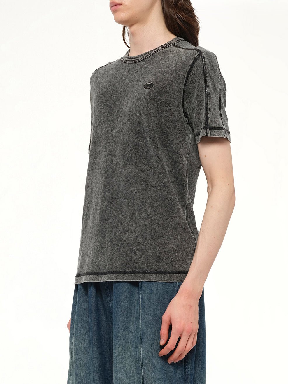 DIESEL T-Adjind T-Shirt In (Black)